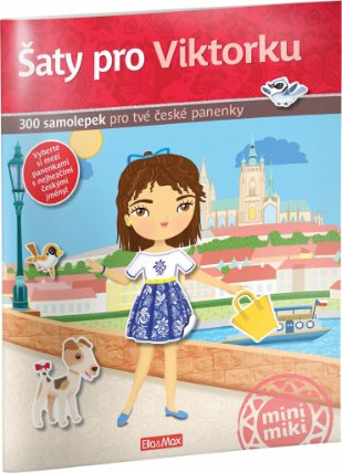 Šaty pro VIKTORKU ¦ Kniha samolepek