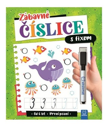 Zábavné číslice s fixem - První psaní
