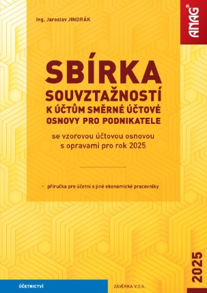 Sbírka souvztažností k účtům směrné účtové osnovy pro podnikatele se vzorovou účtovou osno