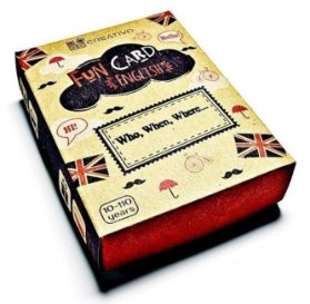 Creativo - Fun card English Who,When,Where
