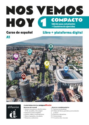 !Nos vemos! hoy 1 (A1) – Edición híbrida Libro del alumno / Cuaderno de ejercicios + Campu