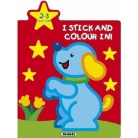 I stick and colour in! - Dog 2-3 year old