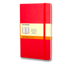 Moleskine Zápisník červený S, linkovaný, tvrdý