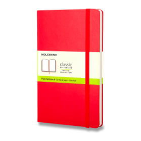 Moleskine Zápisník červený S, čistý, tvrdý