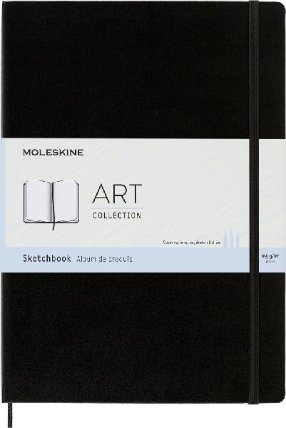 Moleskine Skicář černý A4, tvrdý