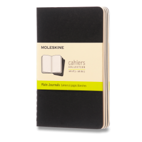 Moleskine Sešity 3 ks černé S, čisté