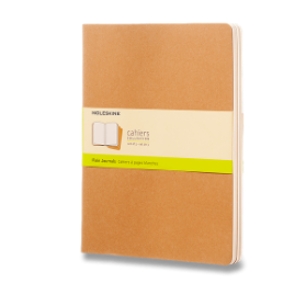Moleskine Sešity 3 ks karton XL, čisté