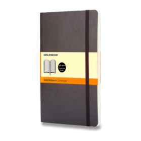 Moleskine Zápisník černý S, linkovaný, měkký