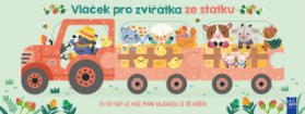 Vláček pro zvířátka ze statku