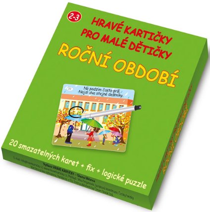 Roční období - Hravé kartičky pro malé dětičky 4
