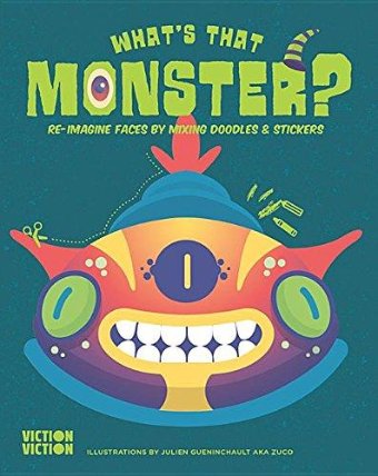 What's That Monster? Create monster faces using colours, doodles & stickers