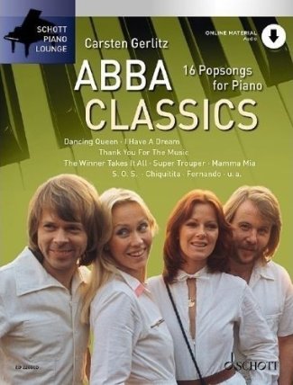 Abba classics noty pro klavír + Audio online
