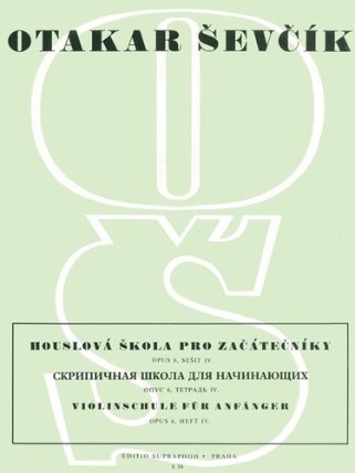 Houslová škola pro začátečníky Opus 6, sešit IV.