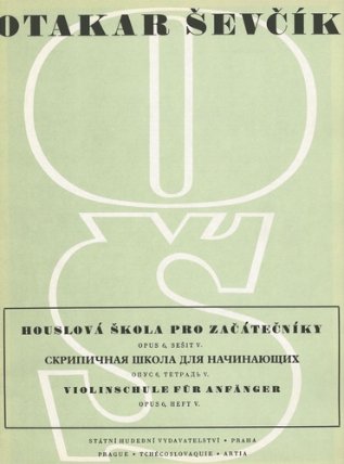 Houslová škola pro začátečníky Opus 6, sešit V.