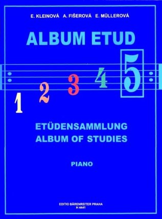 Album etud 5 Piano