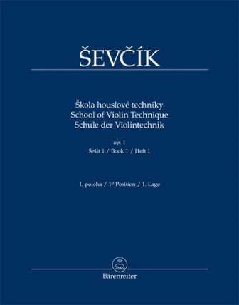 Škola houslové techniky op. 1, sešit 1, 1. poloha