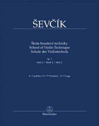 Škola houslové techniky op. 1, sešit 2, 2.-7. poloha