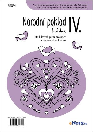 Národní poklad hudební IV. - 35 lidových písní pro zpěv + klavír