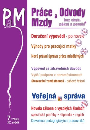 PaM č. 7 / 2025 - Doručení výpovědi z pracovního poměru – po novele