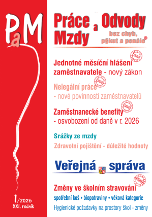 PaM č. 1 / 2026 - Jednotné měsíční hlášení zaměstnavatele - nový zákon