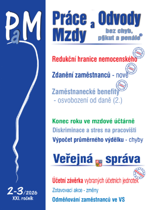 PaM č. 2-3 / 2026 - Redukční hranice nemocenského v roce 2026