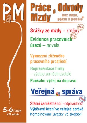 PaM č. 5-6 / 2026 - Změny srážek ze mzdy