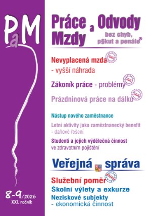 PaM č. 8-9 / 2026 - Vyšší náhrada za nevyplacenou mzdu
