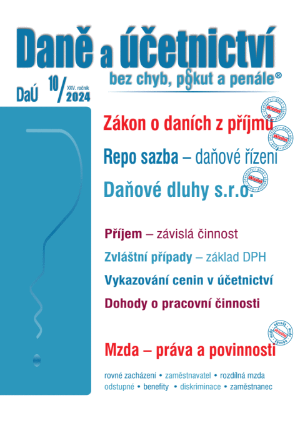 DaÚ č. 10 / 2024 - Zákon o daních z příjmů – novela