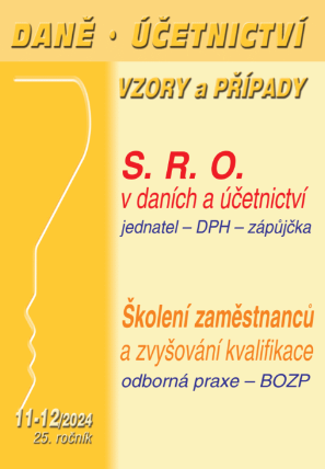 DÚVaP č. 11-12 / 2024 - Společnost s ručením omezeným v účetnictví a daních