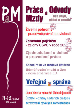 PaM č. 11-12 / 2024 - Živelní pohromy – pracovněprávní souvislosti
