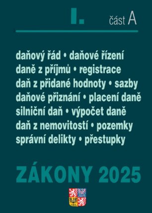 Zákony I. A / 2025 - Daňové zákony
