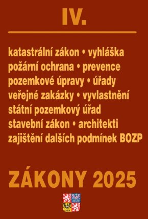 Zákony IV / 2025 - Stavebnictví, půda