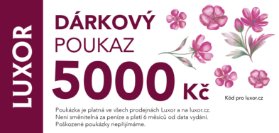 Elektronický dárkový poukaz 5000 Kč - Květinový