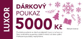 Elektronický dárkový poukaz 5000 Kč - Vánoční