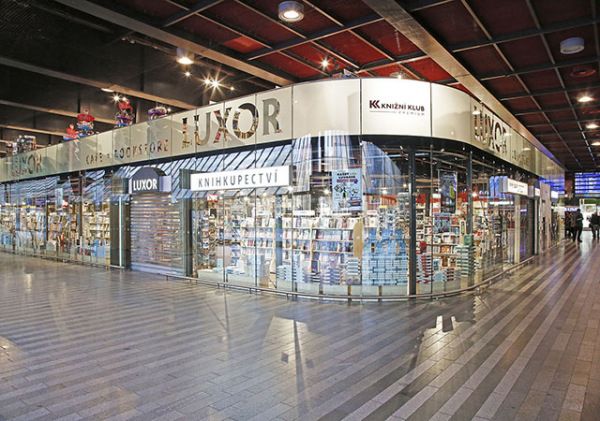 Knihkupectví Luxor, Hlavní nádraží, Praha (5) - Wilsonova 8, Praha