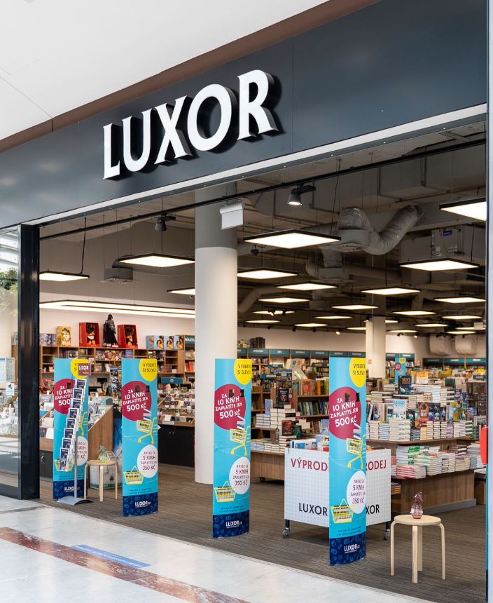 Knihkupectví Luxor, OC Nový Smíchov, Praha (1) - Plzeňská 8, Praha