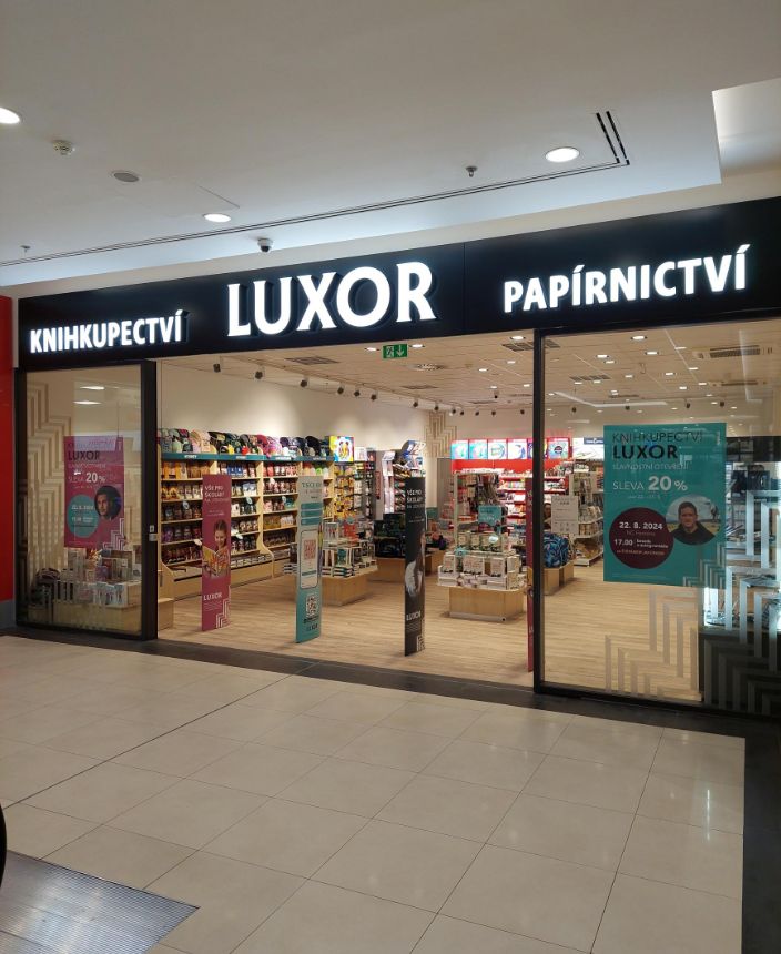 Knihkupectví Luxor, OC Fontána, Teplice (1) - Nám. Svobody 3312, Teplice