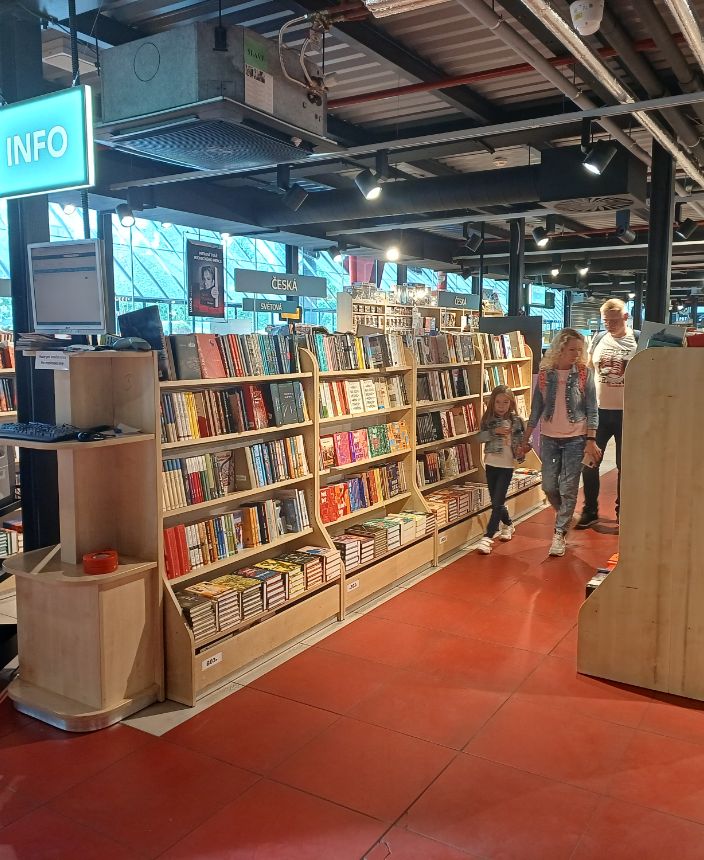 Knihkupectví Luxor, Hlavní nádraží, Praha (8) - Wilsonova 8, Praha